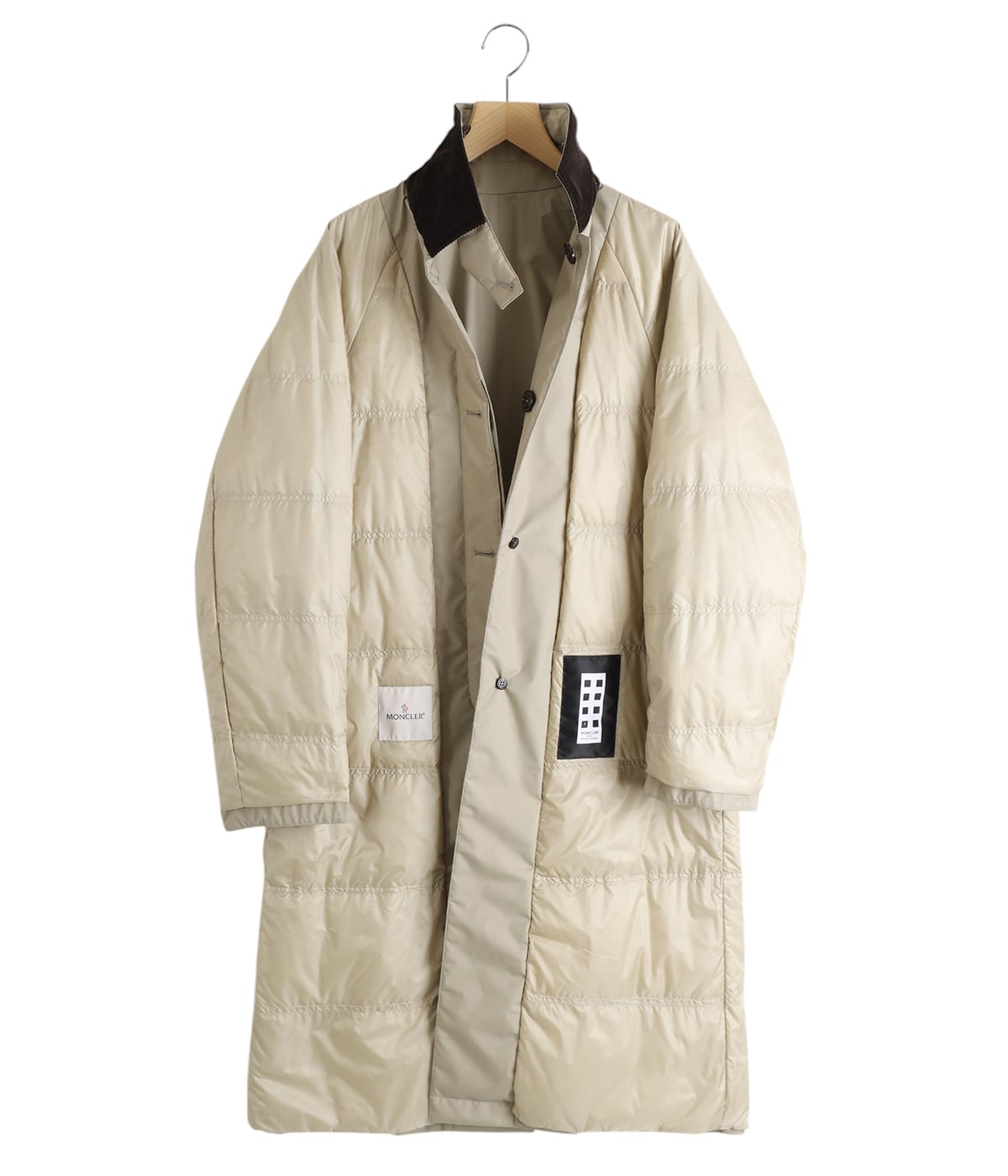 モンクレール ナイロンコート ベージュ MONCLER 24SS新作 モンクレール レディース LAERTE スプリング