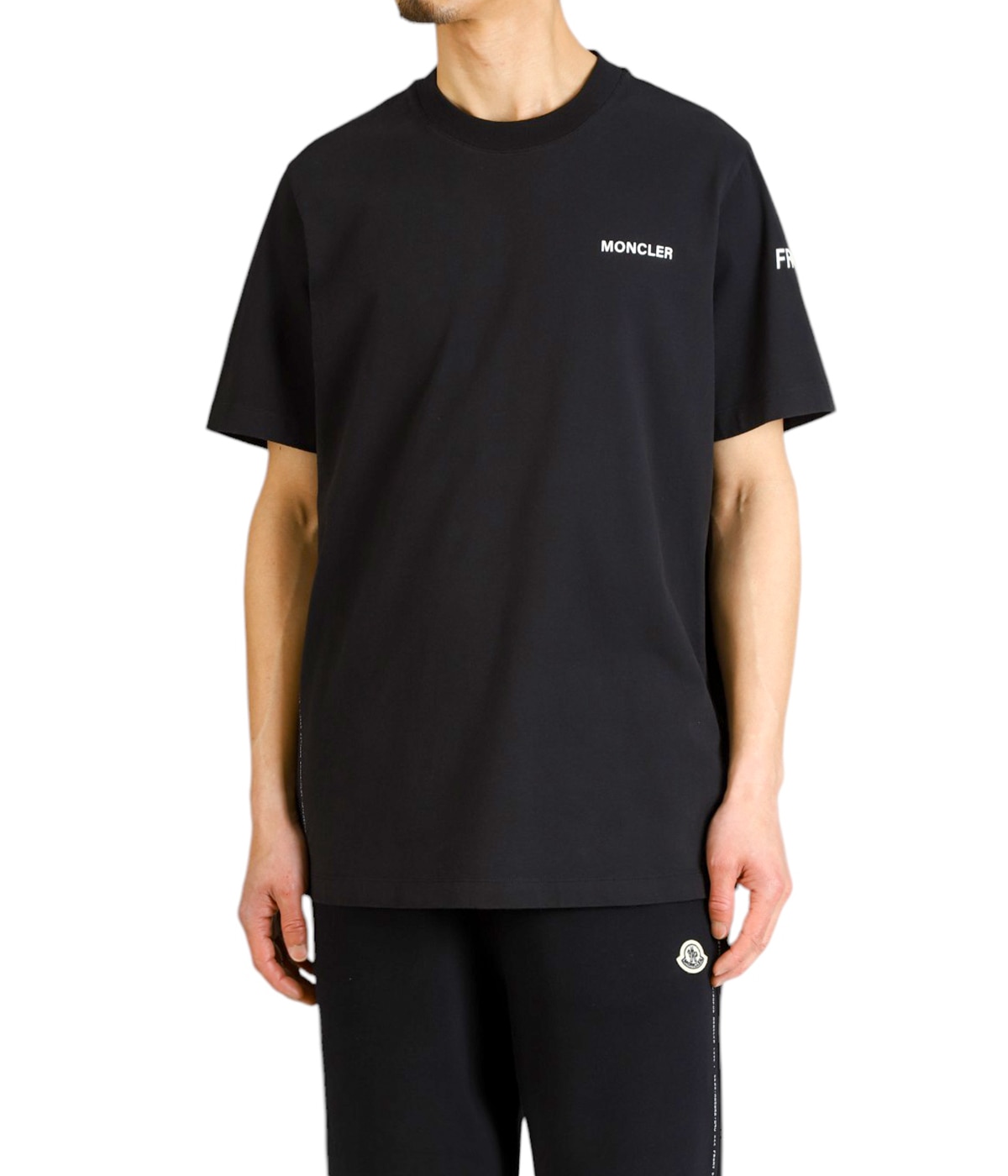 MONCLER モンクレール　半袖　Tシャツ　腕ロゴ　ブラック　Mサイズ　柔らか MONCLER】モンクレール『ロゴ 半袖Tシャツ sizeM』I20918C00013