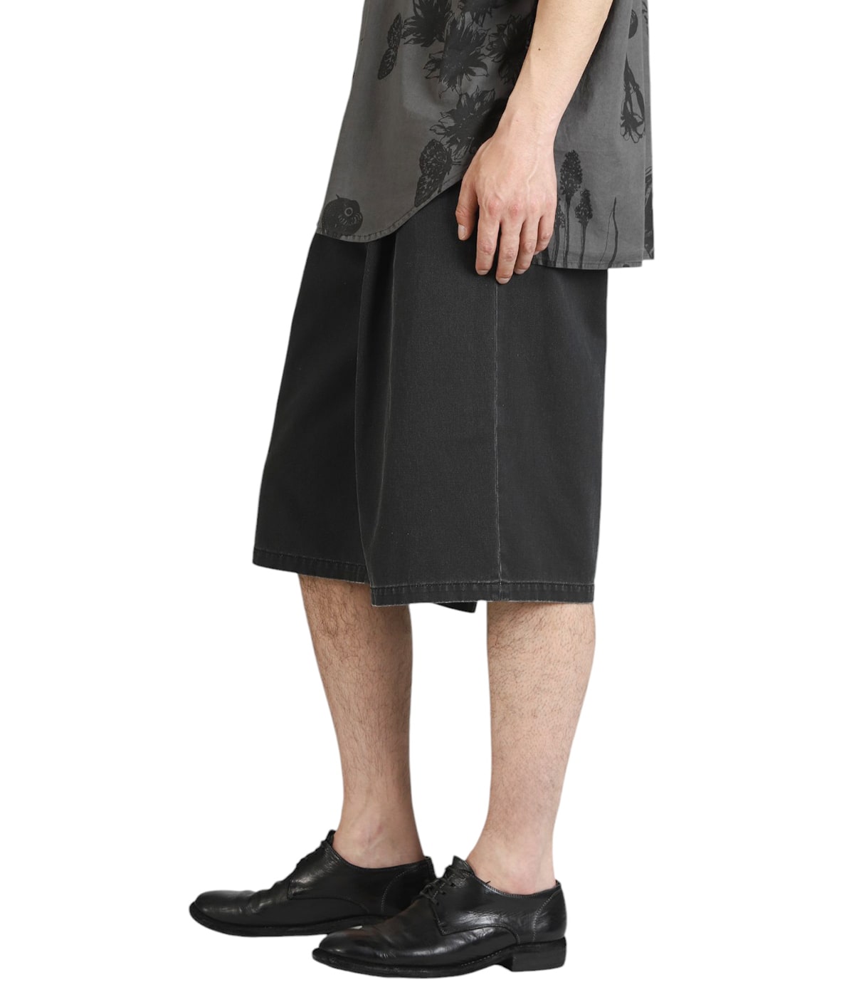【関税込み】The Garment ブラック Cyprus ショートパンツ 別注 STRETCHED HYBRID SHORT PANTS(0 BLACK): White