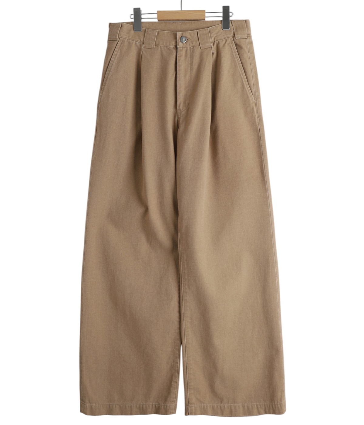 BAGGY CHINO TROUSER- Pigment Print Chino Cloth - | kiivu