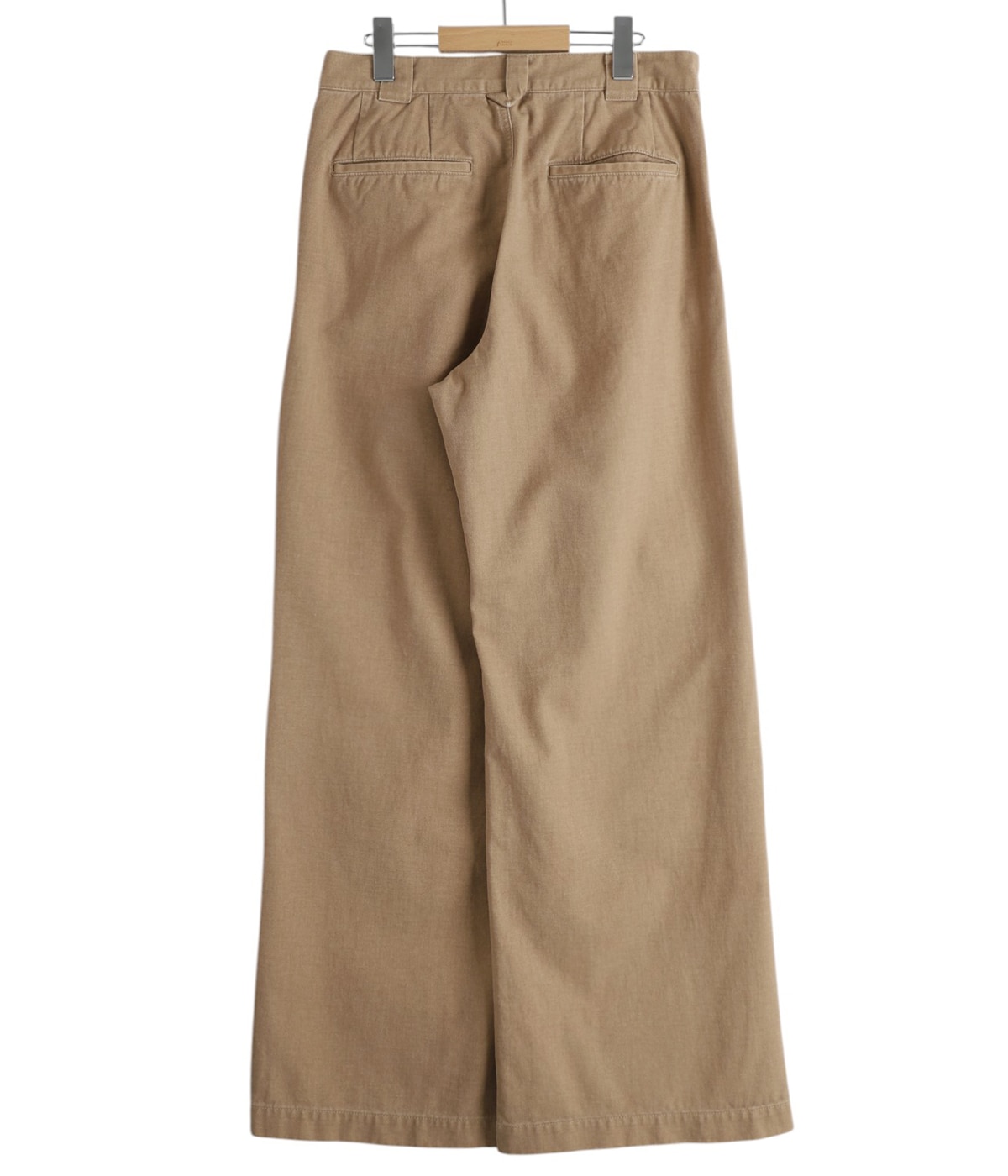BAGGY CHINO TROUSER- Pigment Print Chino Cloth - | kiivu(キフ