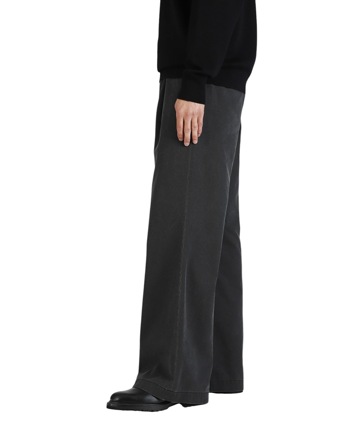 ちーやん フランネラーナ 2タックワイドストレートパンツ | TOMORROWLAND