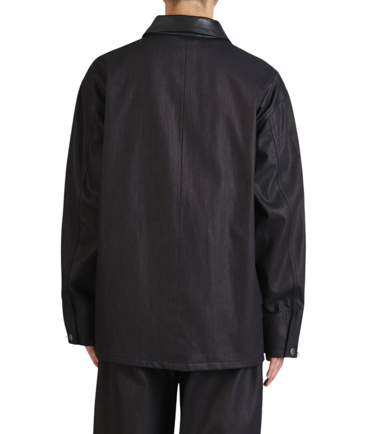 DENIM WORK JACKET- 12.5oz Rainbow Denim + SUMI - | kiivu(キフ