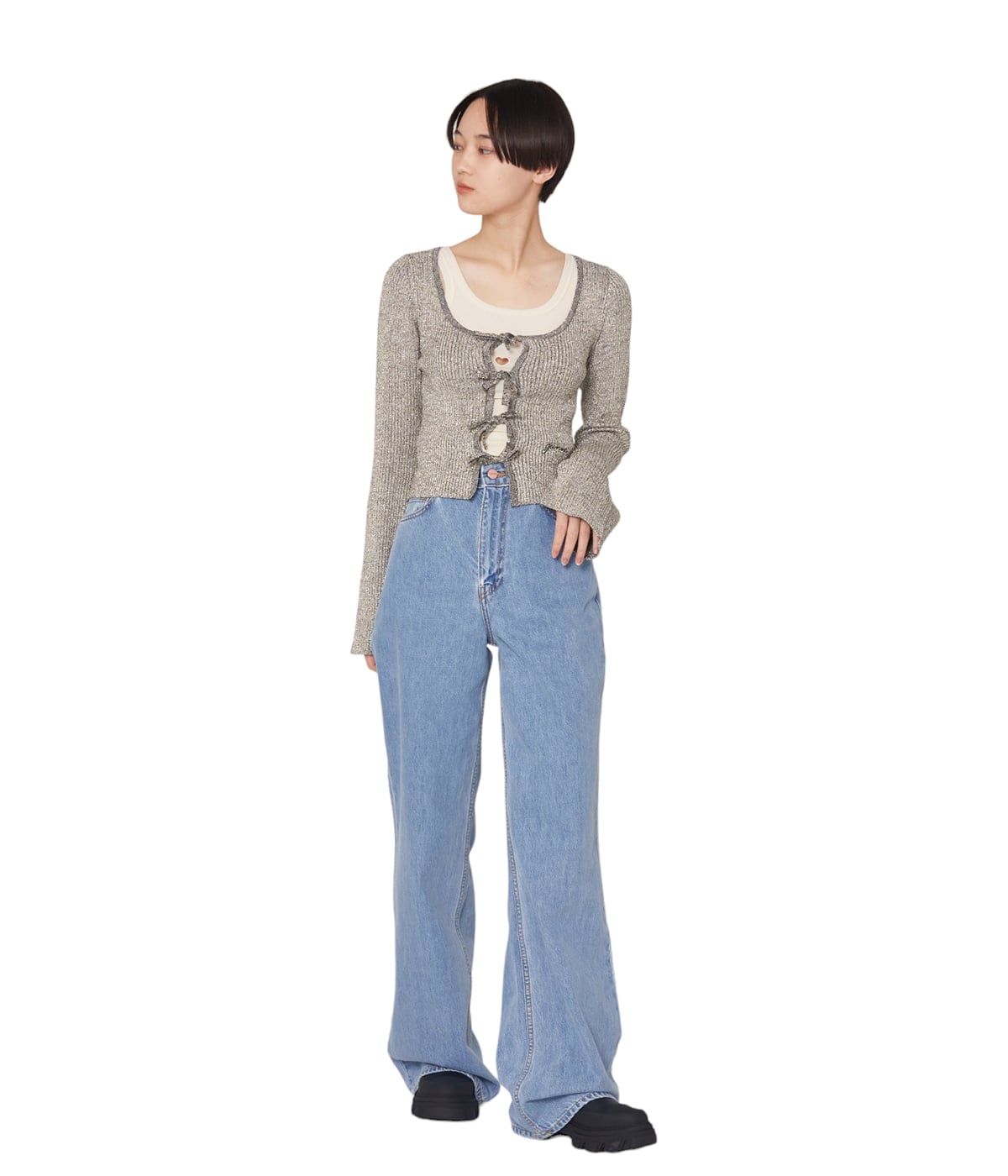 【アーバンリサーチ】GANNI　Light Sparkle Rib Blouse URBAN RESEARCH｜GANNI Light Sparkle Rib Blouse | Rakuten