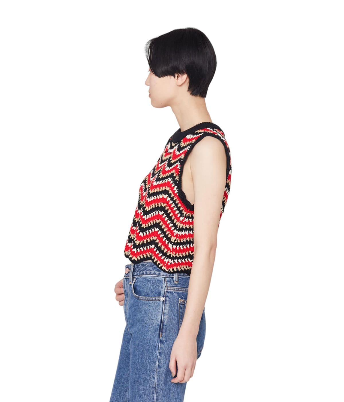 レディース】Cotton Crochet Vest | GANNI(ガニー) / トップス