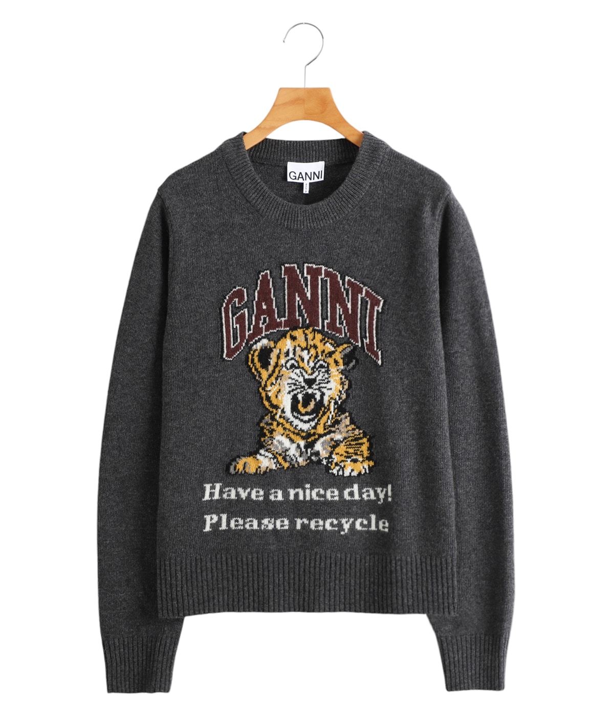 GANNI ガニー ニット レディース】Graphic Wool Mix Knit | GANNI(ガニー) / トップス