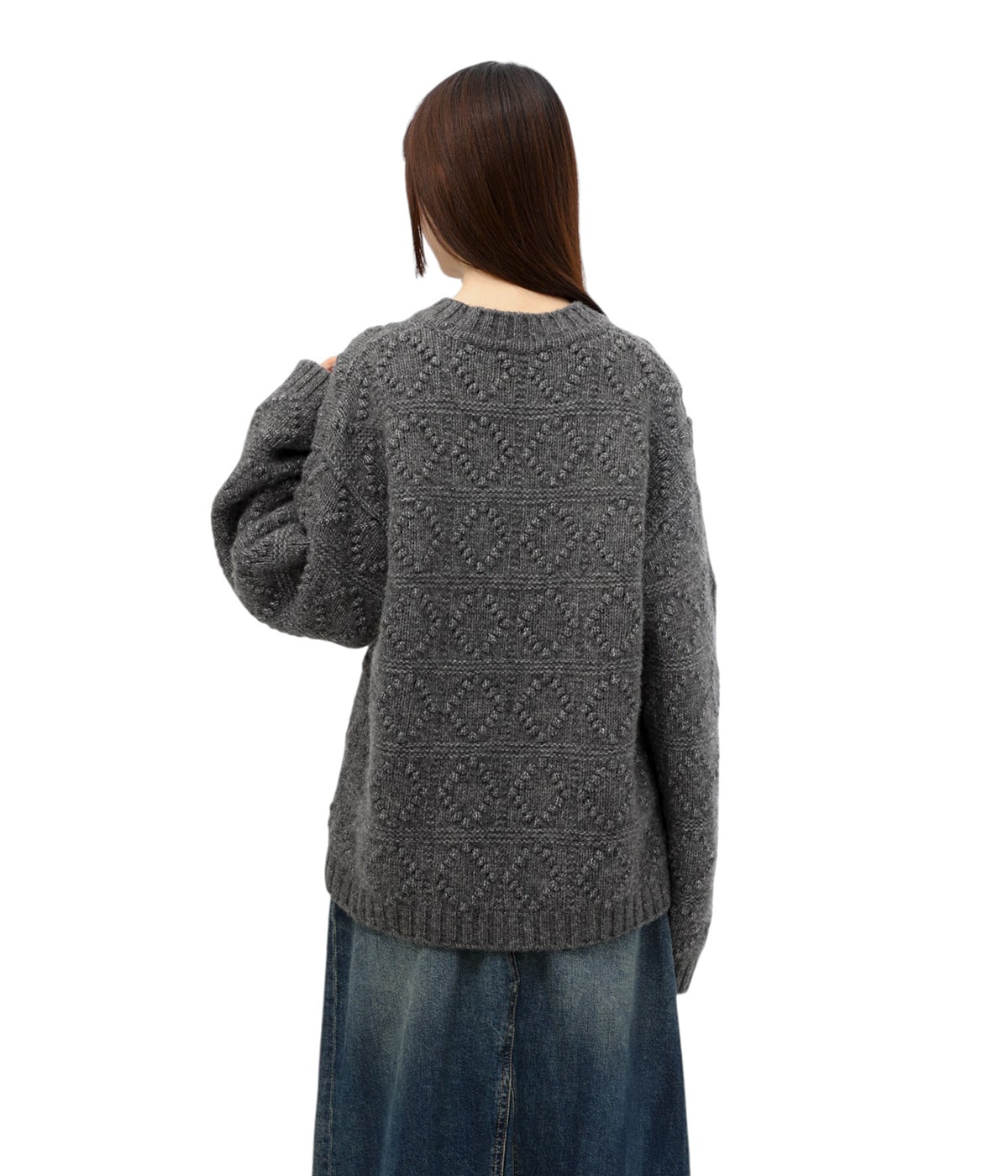 Ganni ガニー　トップス レディース】Wool Cotton Bubble Knit | GANNI(ガニー