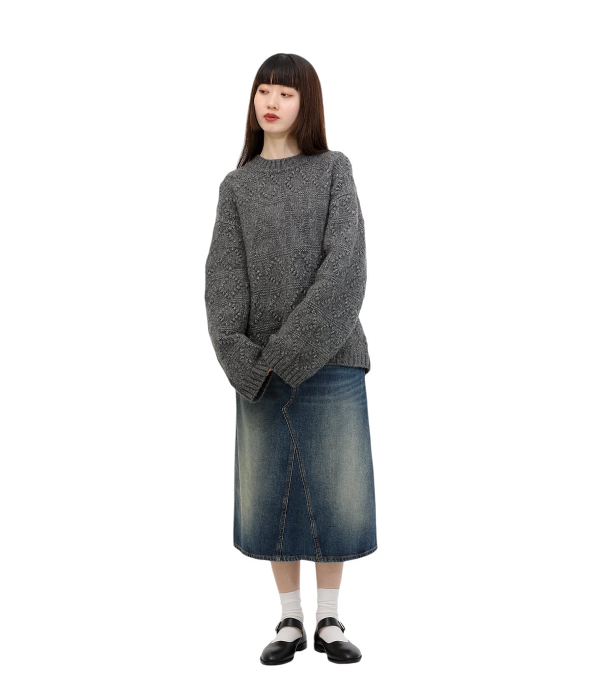 Ganni ガニー　トップス レディース】Wool Cotton Bubble Knit | GANNI(ガニー