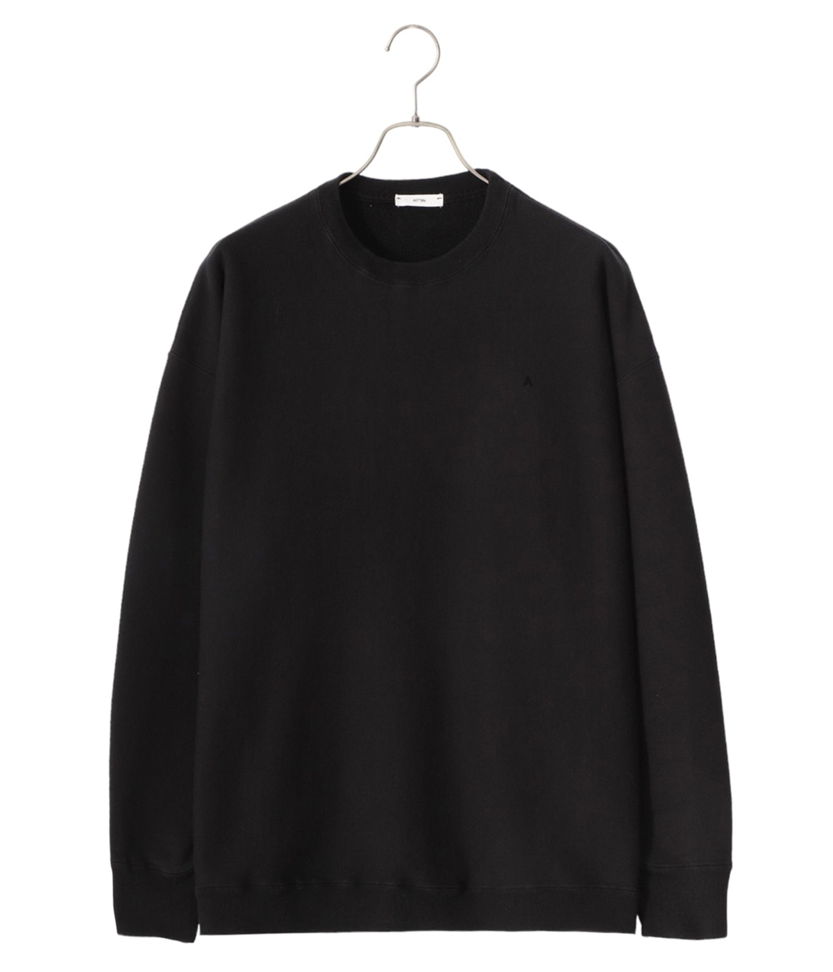 GARMENT DYED URAKE OVERSIZED SWEATSHIRT | ATON(エイトン