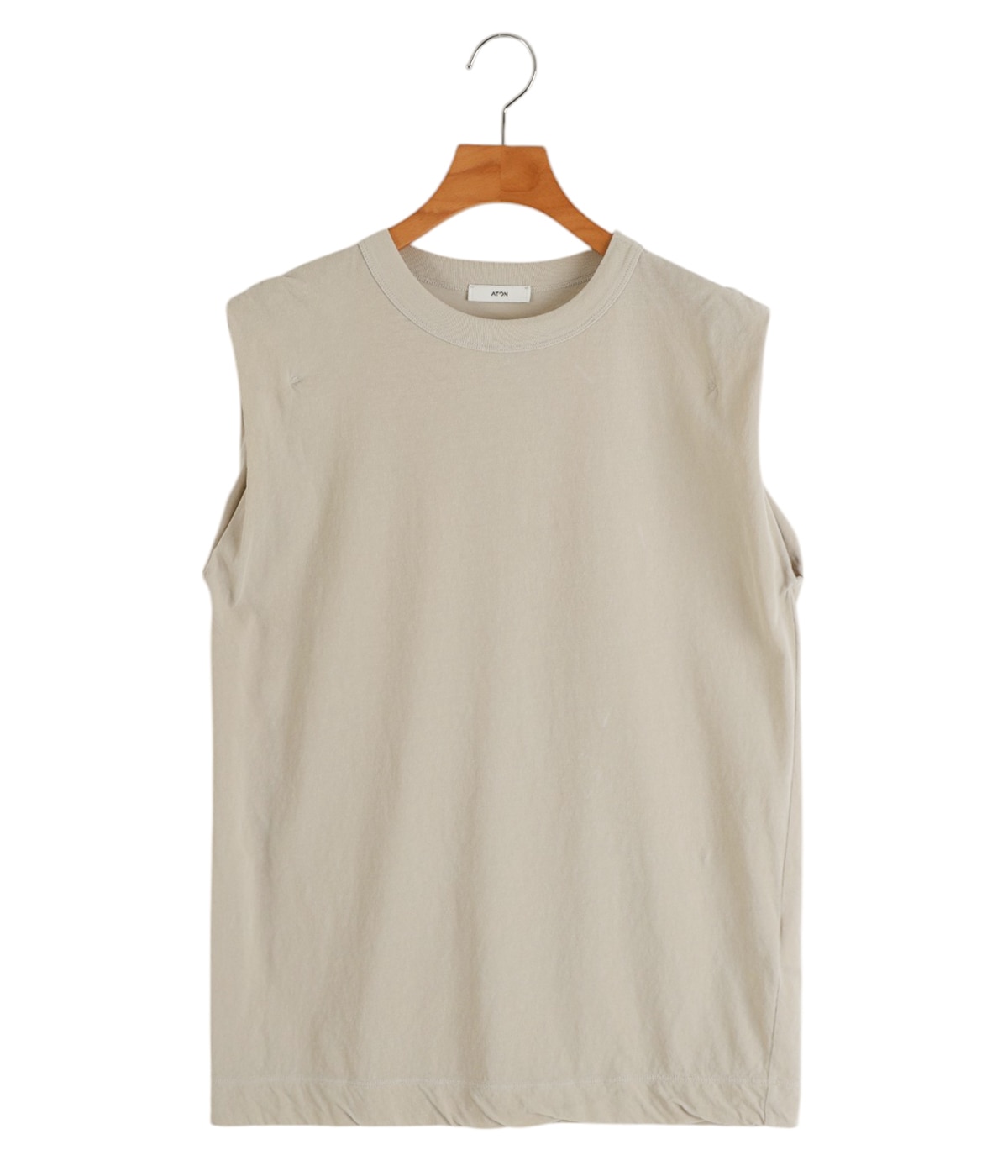 ATON タンクトップ FRAMeWORK タンクトップ ノースリーブ ATON/エイトン 12/-AIR