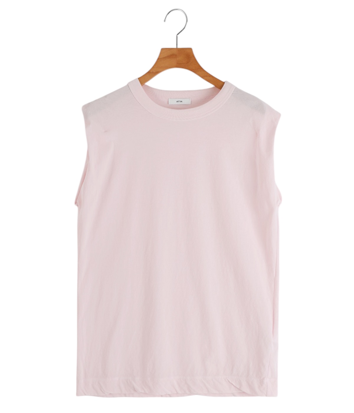 新品ATON FRESCA SINGLE Jersey タンクトップbshop レディース】FRESCA SINGLE JERSEY TANK TOP | ATON(エイトン