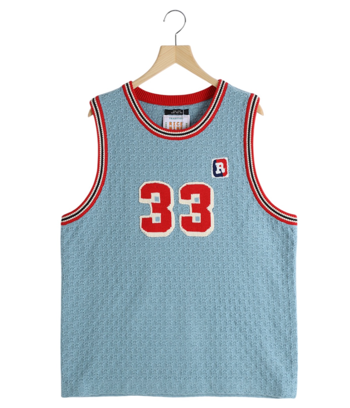 KNITTING BASKETBALL SHIRT