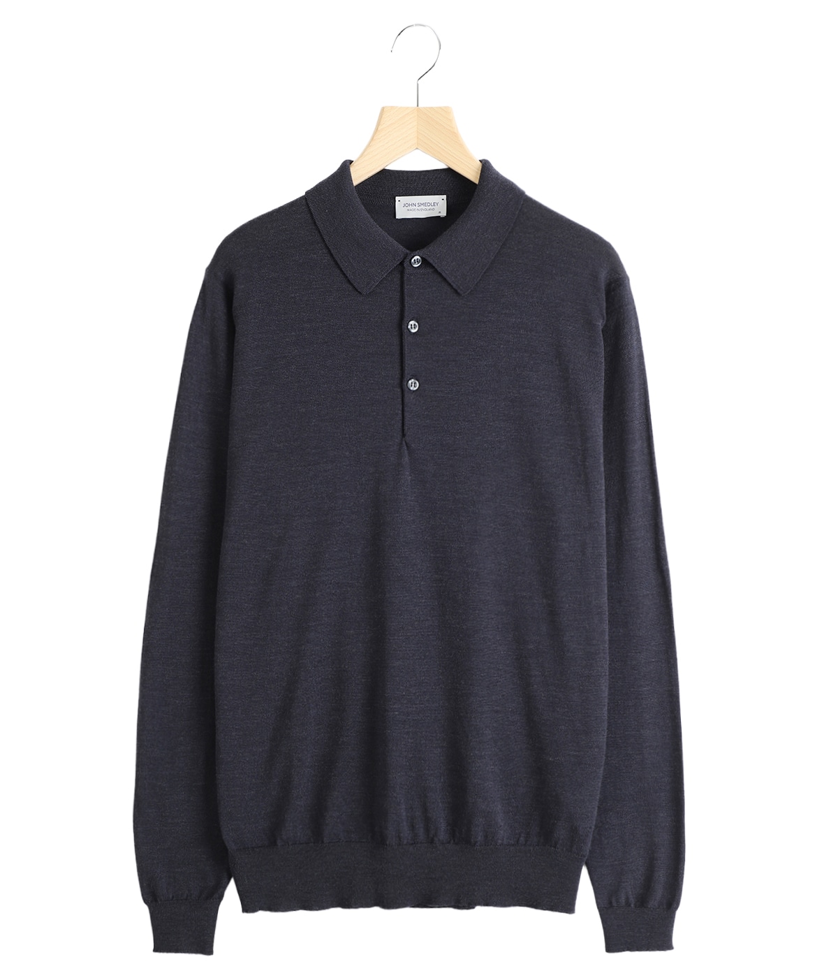 JOHN SMEDLEY ジョンスメドレー ARKNETS ウールニット L これぞ世界一のニット」ジョンスメドレー×ARKnetsコラボは丈