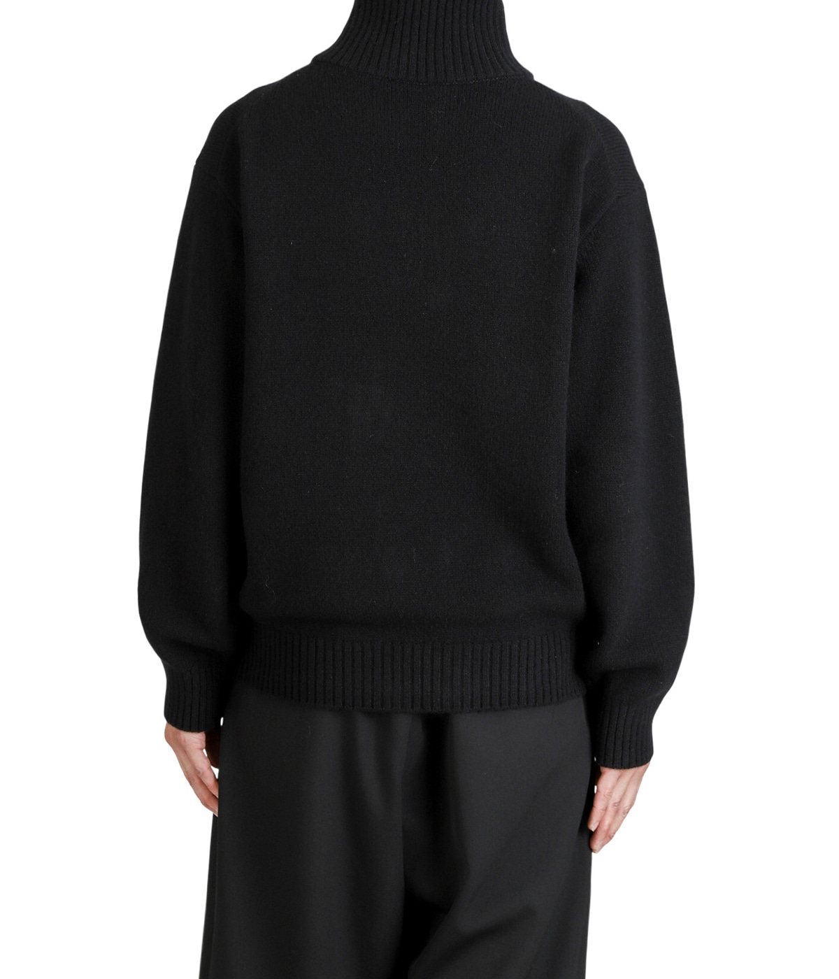 LAMBS WOOL HALF ZIP SWEATER | ATON(エイトン) / トップス ニット