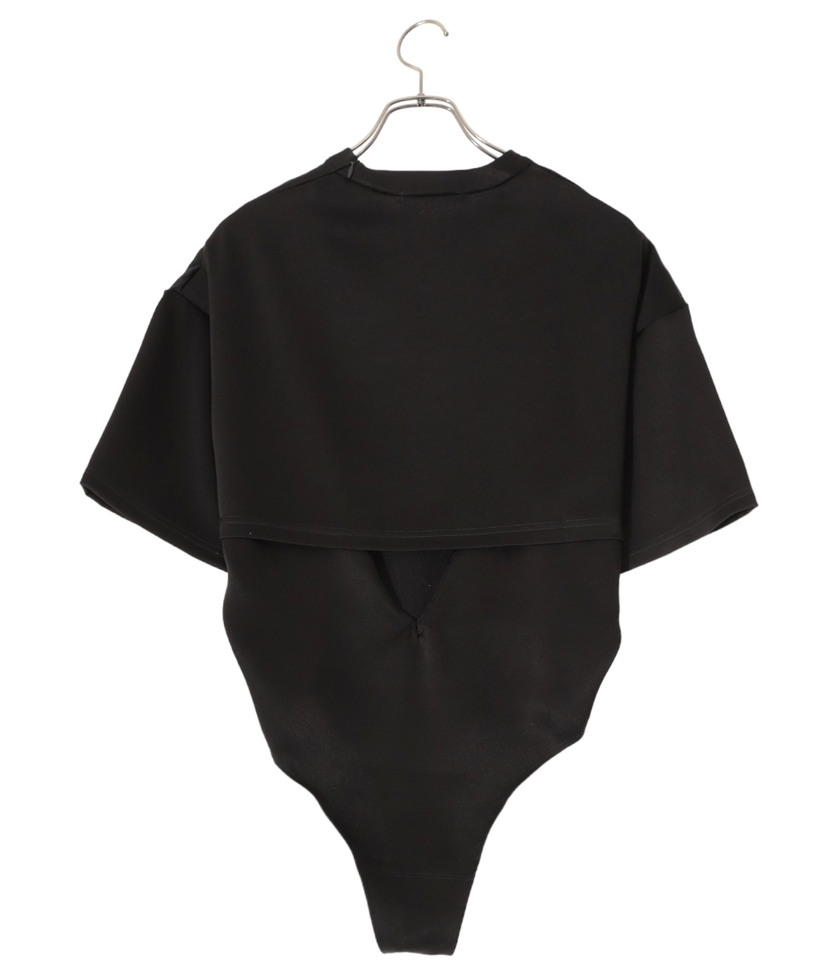 アイコニック Sadistic Action BY ICONIC COUTURE レディース半袖Tシャツ ラモーンズ ブラック 新品 黒 レディース】SATIN BODYSUIT | KANAKO SAKAI(カナコ サカイ