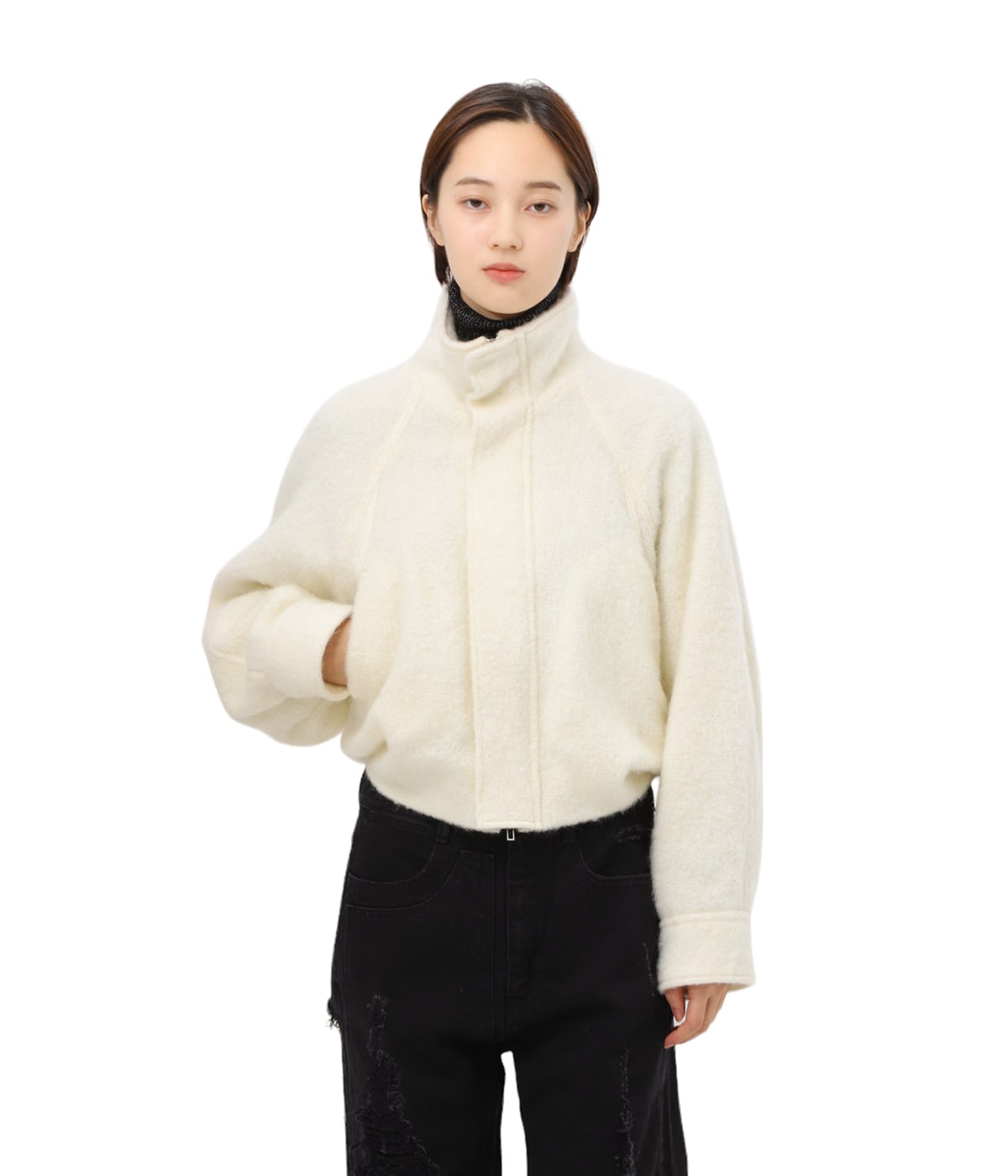 レディース】MOHAIR SHAGGY BOMBER | KANAKO SAKAI(カナコ