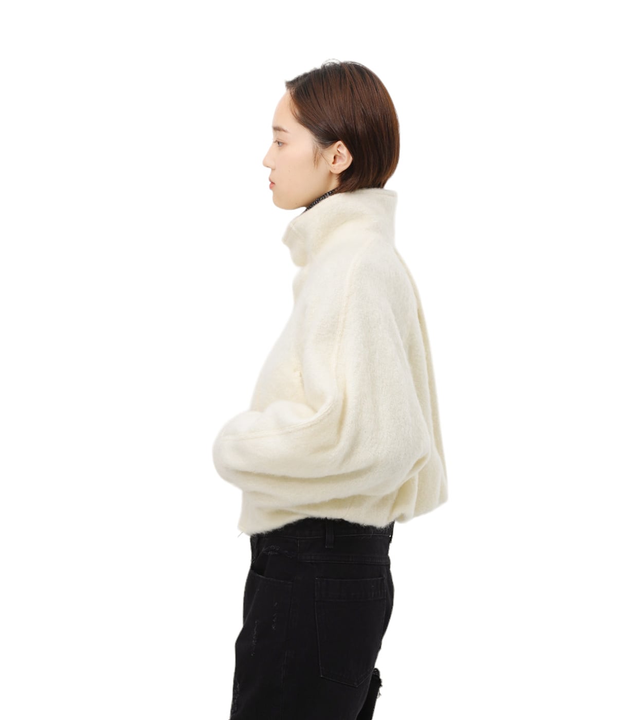 レディース】MOHAIR SHAGGY BOMBER | KANAKO SAKAI(カナコ