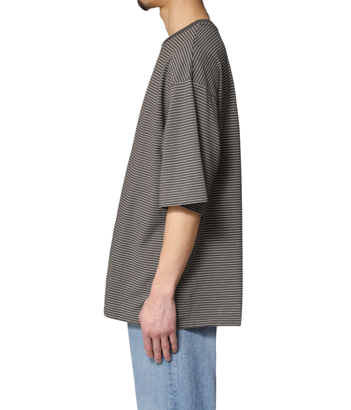 【Sinoon】 Stripe Cap Sleeve T-shirt 3色 SINOON