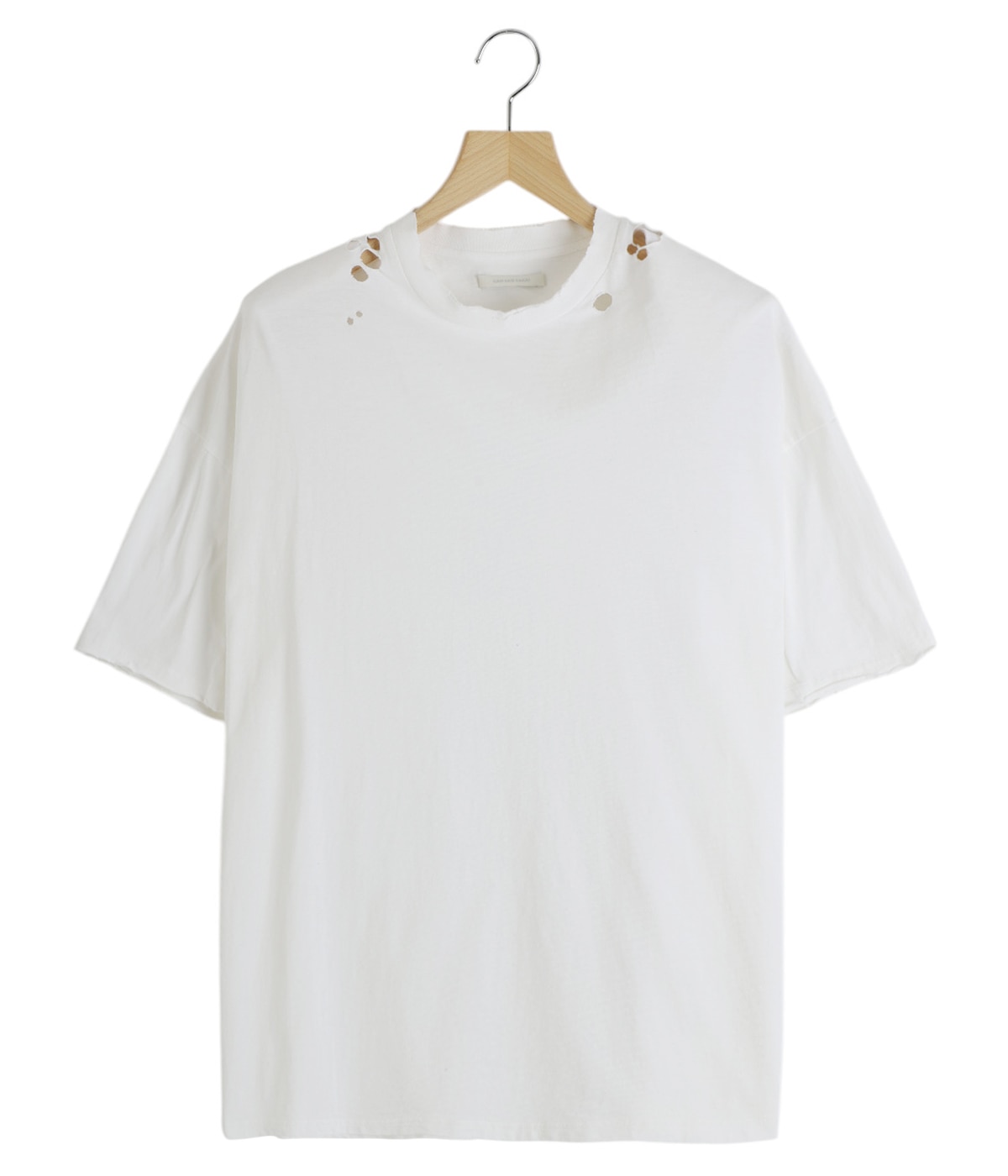 JUNKO ⭐️サカイ　切替ドッキングカットソー　半袖　ドレスシャツ　フリル JUNKO ⭐️サカイ 切替ドッキングカットソー 半袖 ドレスシャツ
