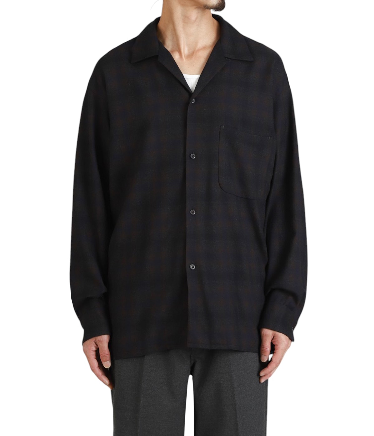 NOUSAN　ウールシャツ MARNI マルニ トロピカルウールシャツ CUMU0061A0 S45455 長袖