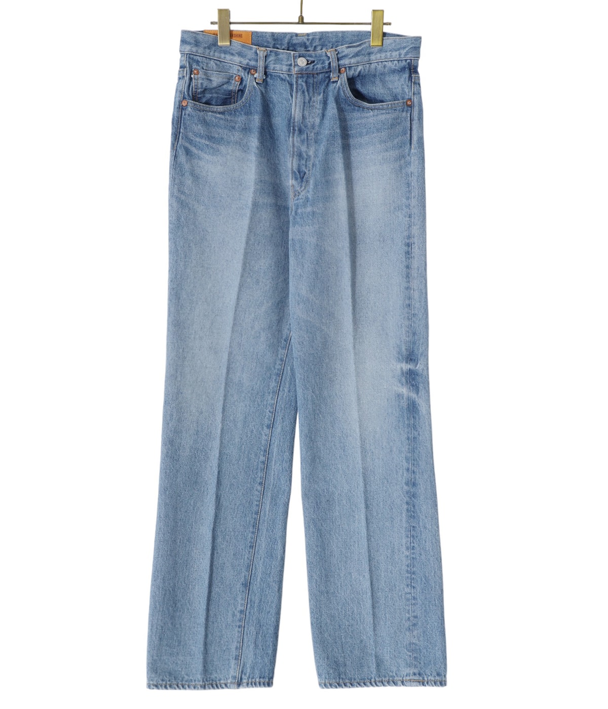 kaptain sunshine ポンチョ 5p-zipper-front-denim-pants-