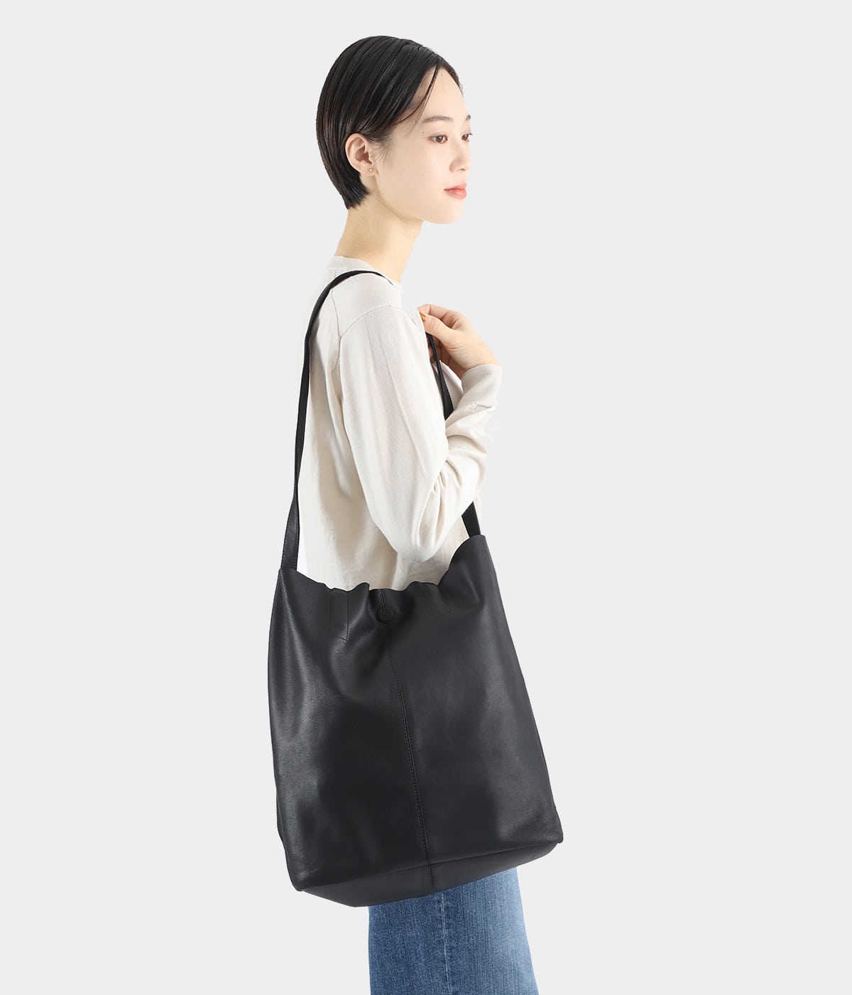 3WAY LARGE TOTE - BLACK - | Morphee(モルフェ) / バッグ トート