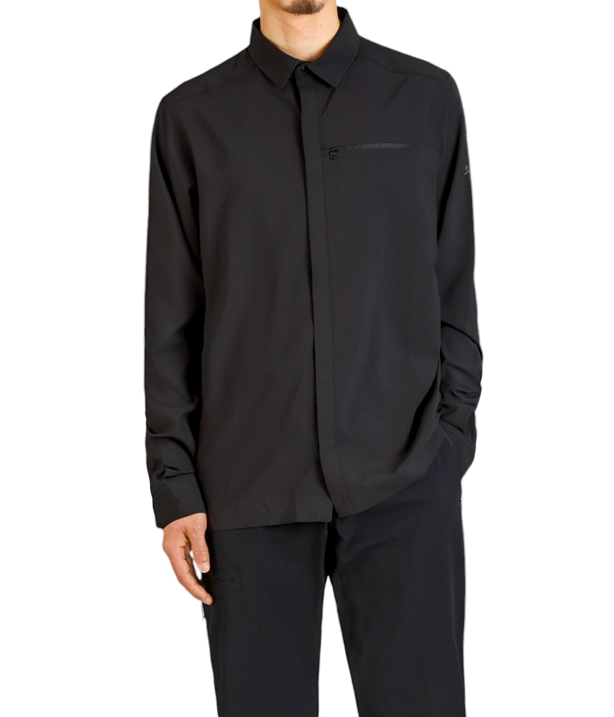アークテリクス SKYLINE LSSHIRT M - MELANGE ブラック ARC'TERYX アークテリクス ARC'TERYX SKYLINE LS SHIRT M