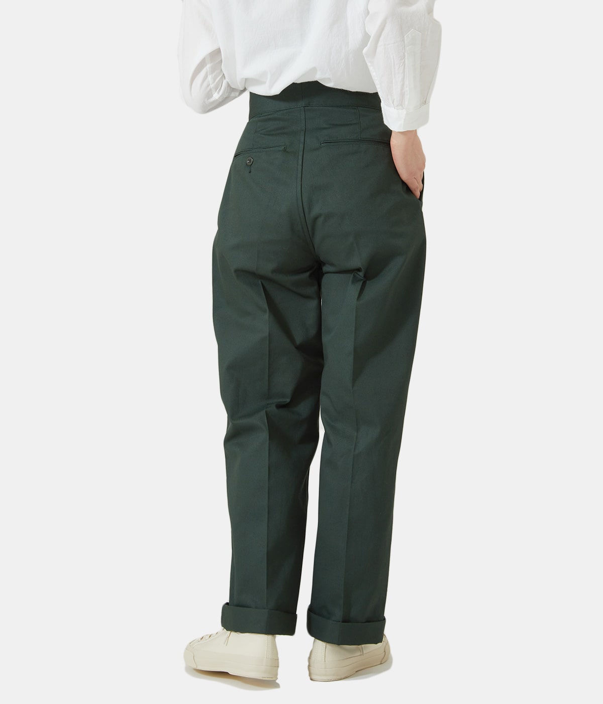 DOUBLE BELTED GURKHA TROUSERS【WOMENS】 レディース】DOUBLE BELTED GURKHA TROUSERS【WOMENS】 | LENO