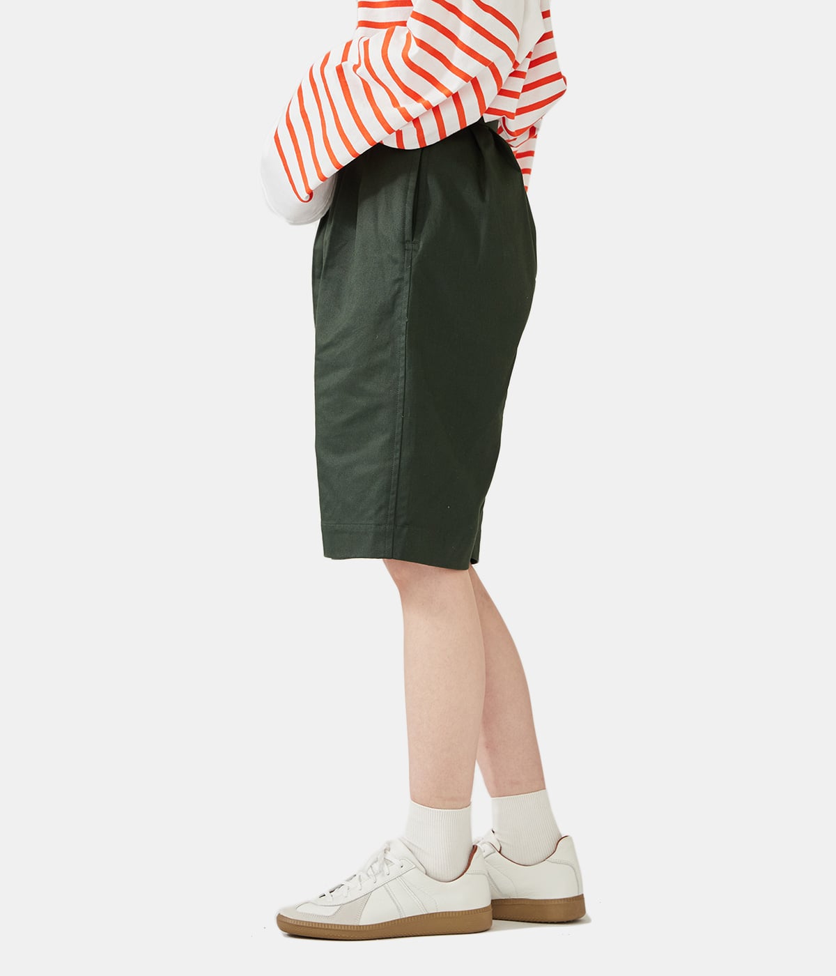 レディース】DOUBLE BELTED GURKHA SHORT TROUSERS【WOMENS