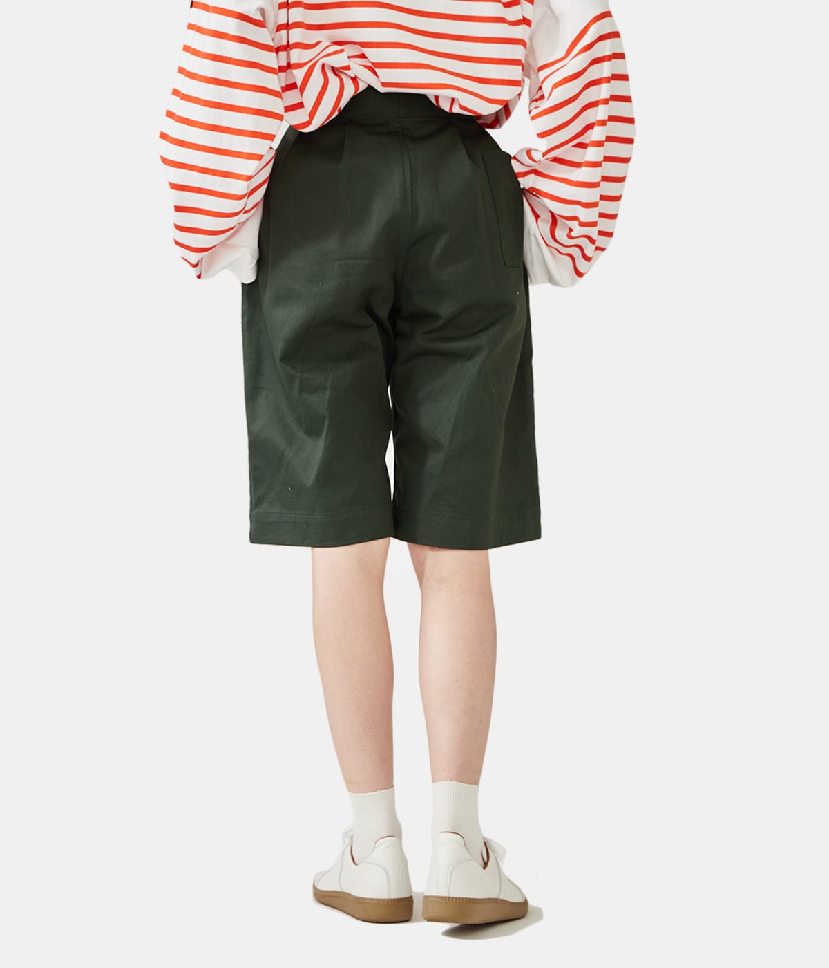レディース】DOUBLE BELTED GURKHA SHORT TROUSERS【WOMENS