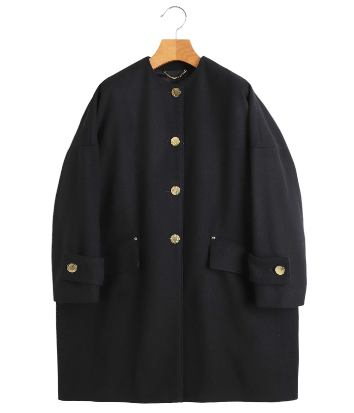 【美品】ティアラ　ピーコート✳︎マッキントッシュお好きな方にも MACKINTOSH】【DEWAR/デュワー】ゴム引きステンカラーコート