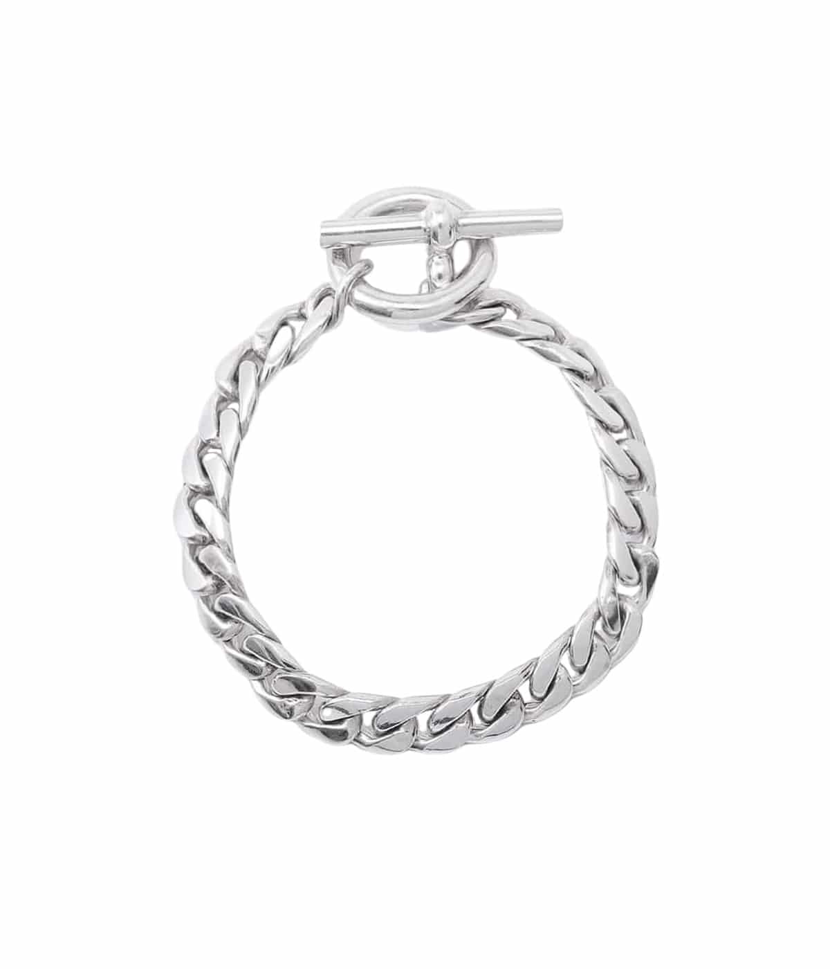 LAVER 9MM CURB CHAIN T BAR 　喜平　タスコシルバー 9MM CURB CHAIN T BAR BR | LAVER(ラバー) / アクセサリー