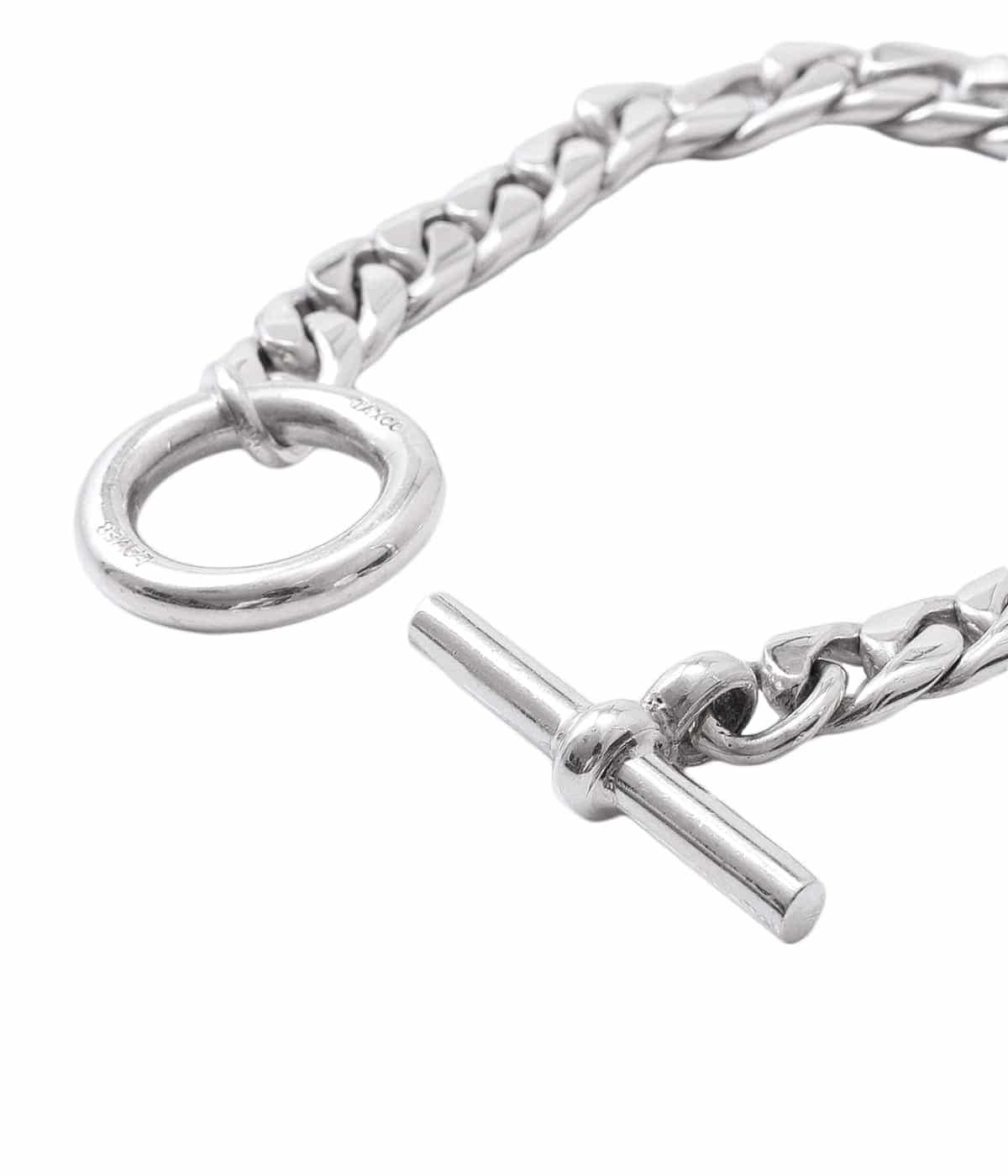 LAVER ラバー ブレスレット 9mm LAVER / ラバー ： 9MM CURB CHAIN T BAR BR LAVER-NO-19