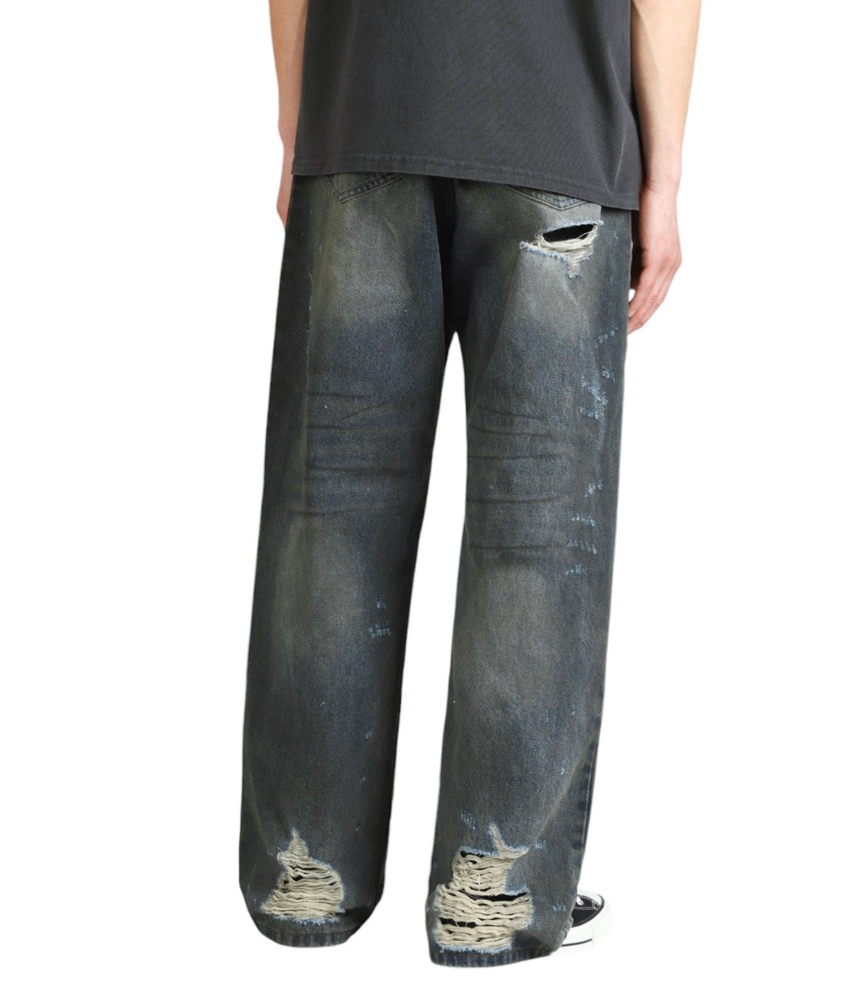 パンツ BASKETCASE LAX BAGGY DENIM BLUE BLACK Basketcase Gallery - Lax Baggy Denim Junkyard Wash - Multi