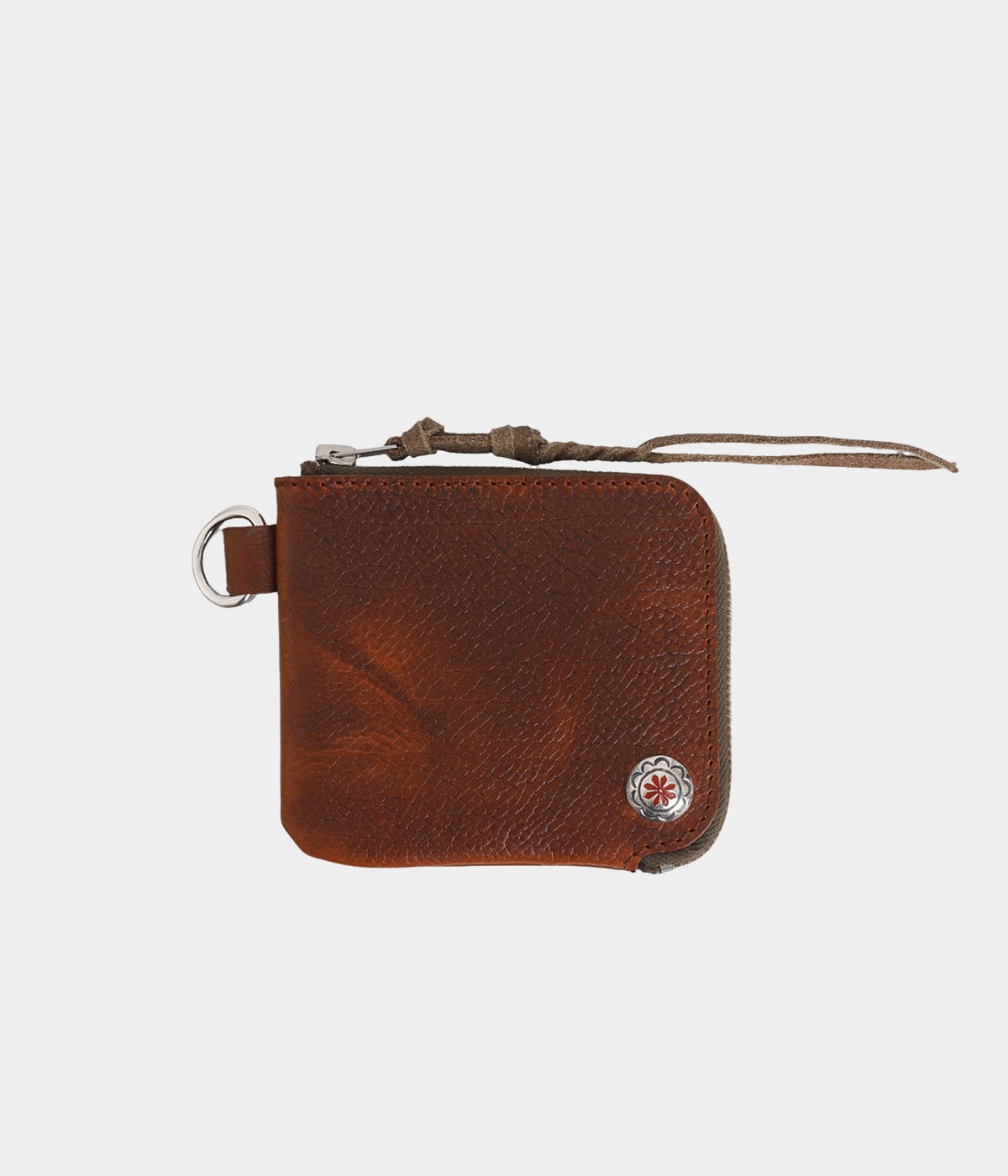 EMBOSSED L ZIPPER SHORT WALLET | LARRY SMITH(ラリースミス