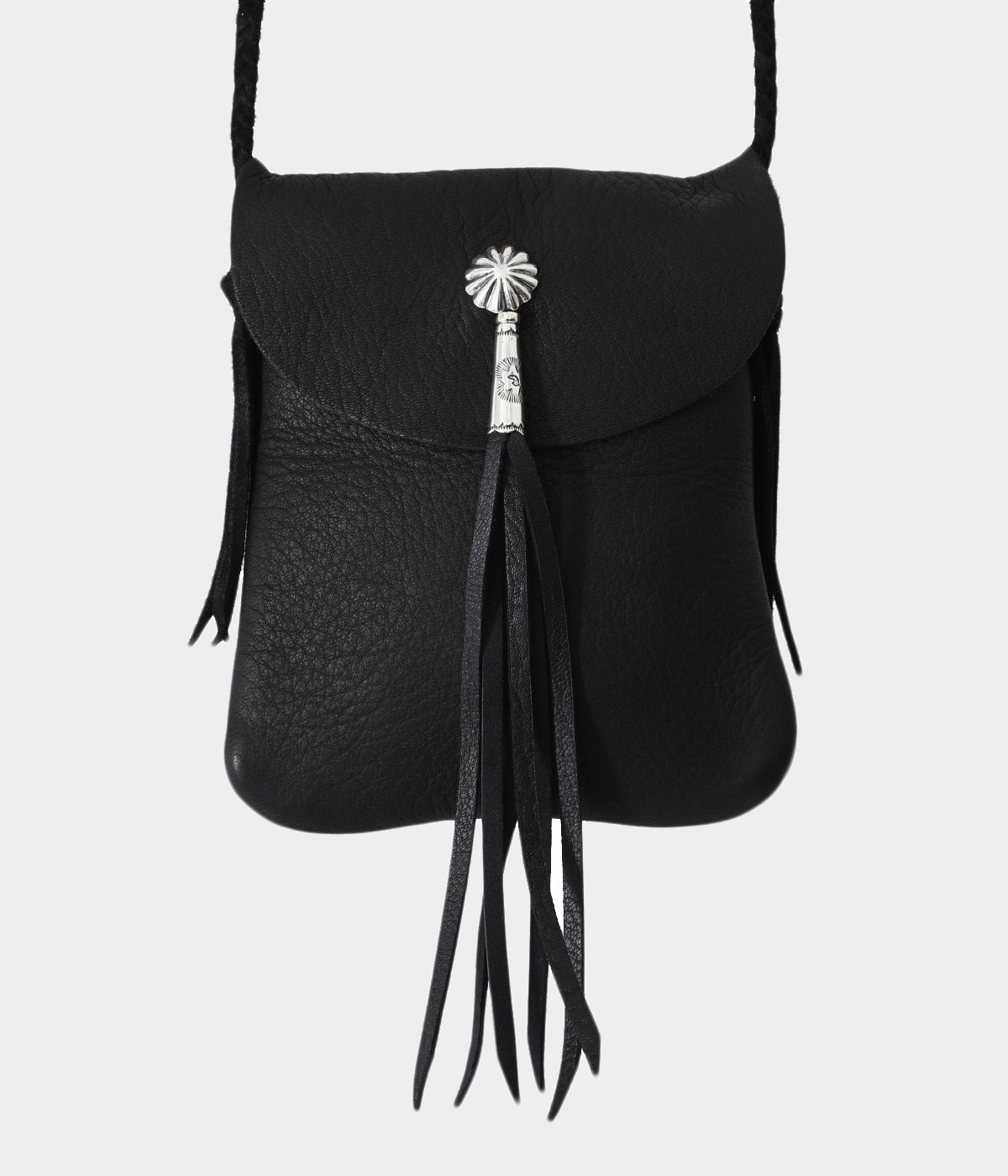 ラリースミス　フリンジ　ディアスキンバッグ ラリースミス」が作るネイティブアメリカンのディアスキンバッグ