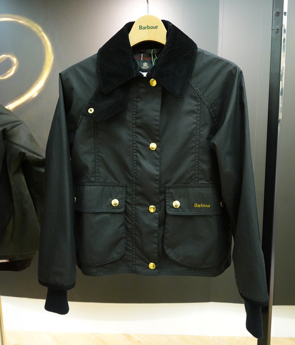 Barbour ジャケット 38 ブラック Barbour(バブアー) / ジャケット/38/コットン/BLK/無地