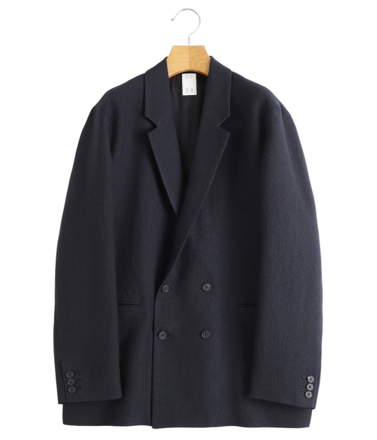 seya. COLLARLESS JACKET  ジャケット　サイズM Cristaseya / クリスタセヤ | 2022SS | COLLARLESS JACKET 和紙