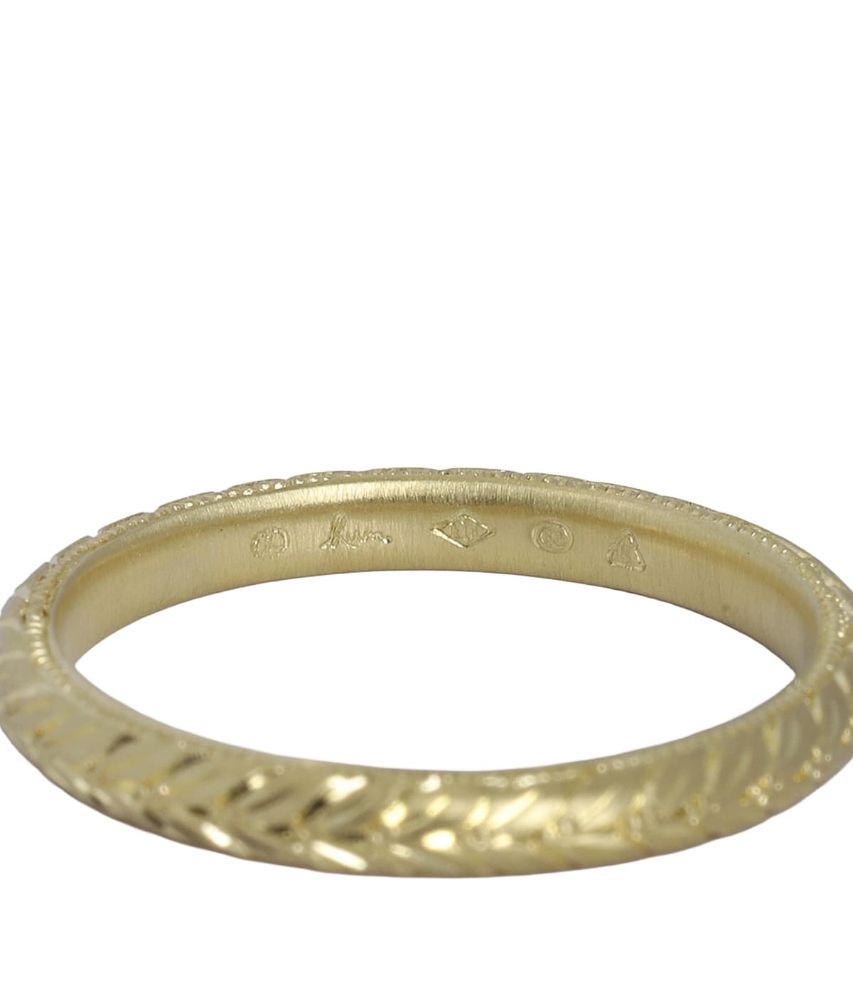 CARVING RING K18GG | hum(ハム) / アクセサリー リング (メンズ)の