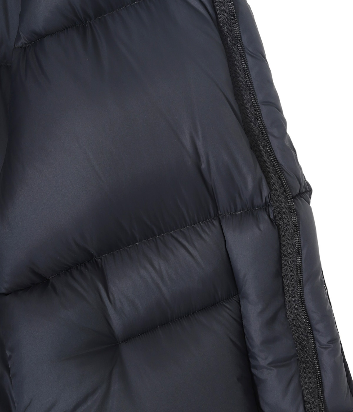 りんご　DOWN VEST ブラック WILDTHINGS PARTEX DOWN VEST - partex sheild 3layer nylon rip