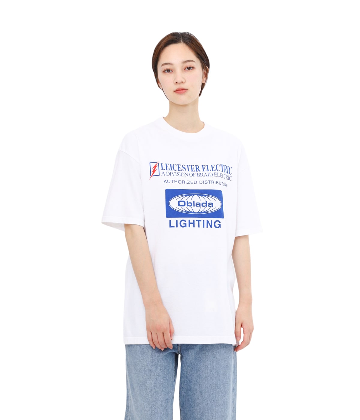 CINCH OBLADA オブラダ エレクトリックTシャツ 白 新品未使用☆CINCH OBLADA オブラダ エレクトリックTシャツ 白