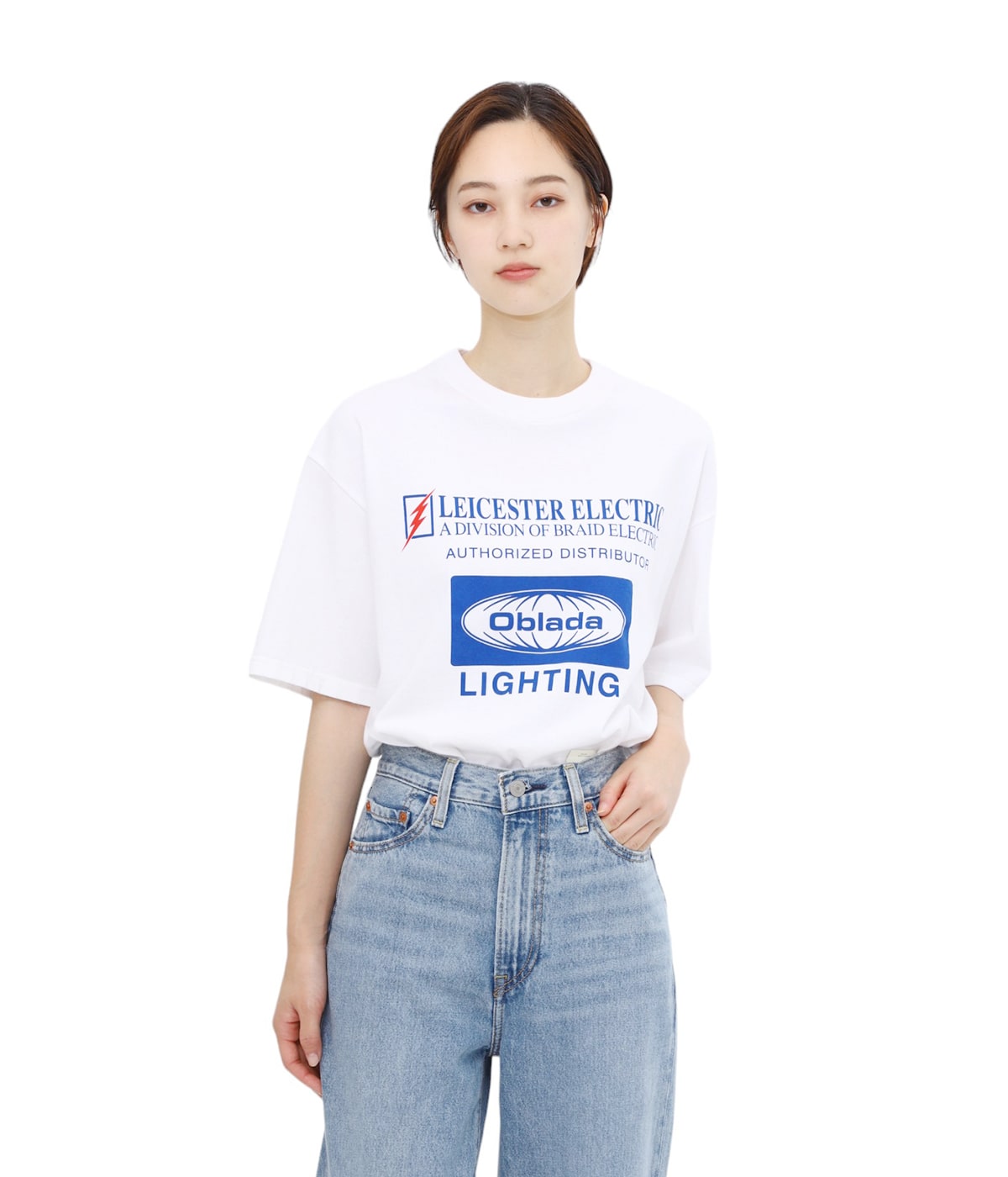 tシャツ プレシャストップス レディース LADY LIKE tシャツ 星型チュールサイド絞りダメージ加工トップス