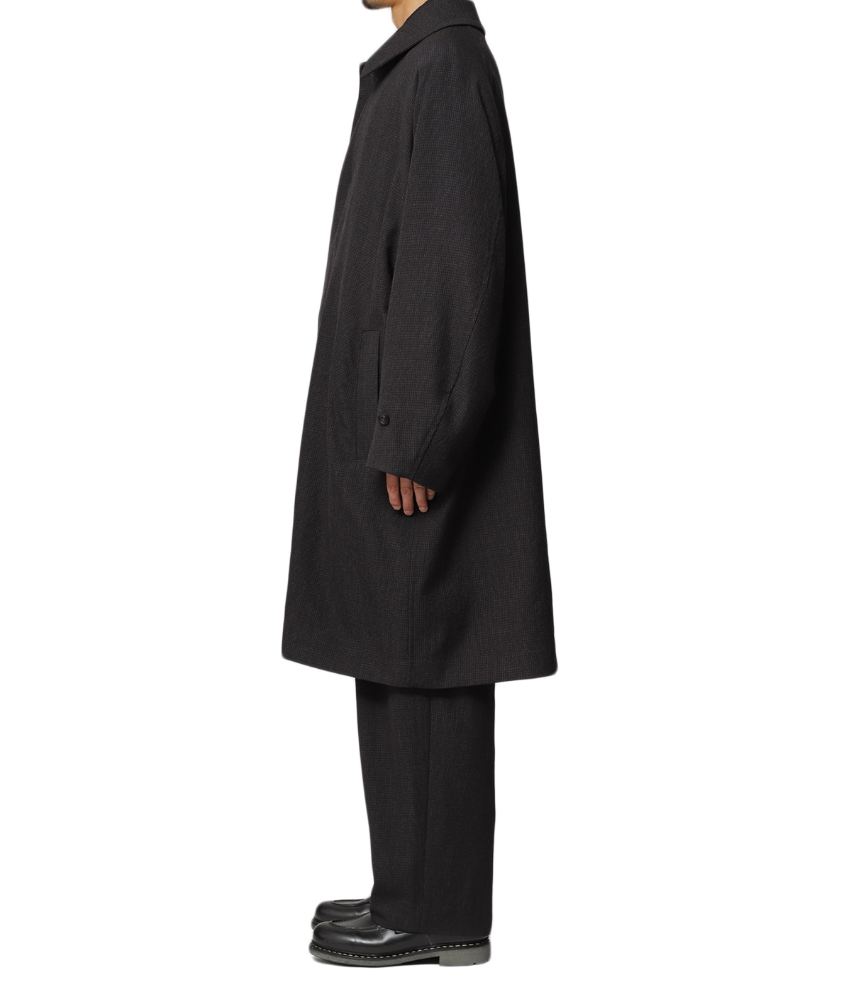 markaware raglan sleeves minimalist Cコート RAGLAN MINIMALIST COAT ORGANIC WOOL SURVIVAL CLOTH (A21C