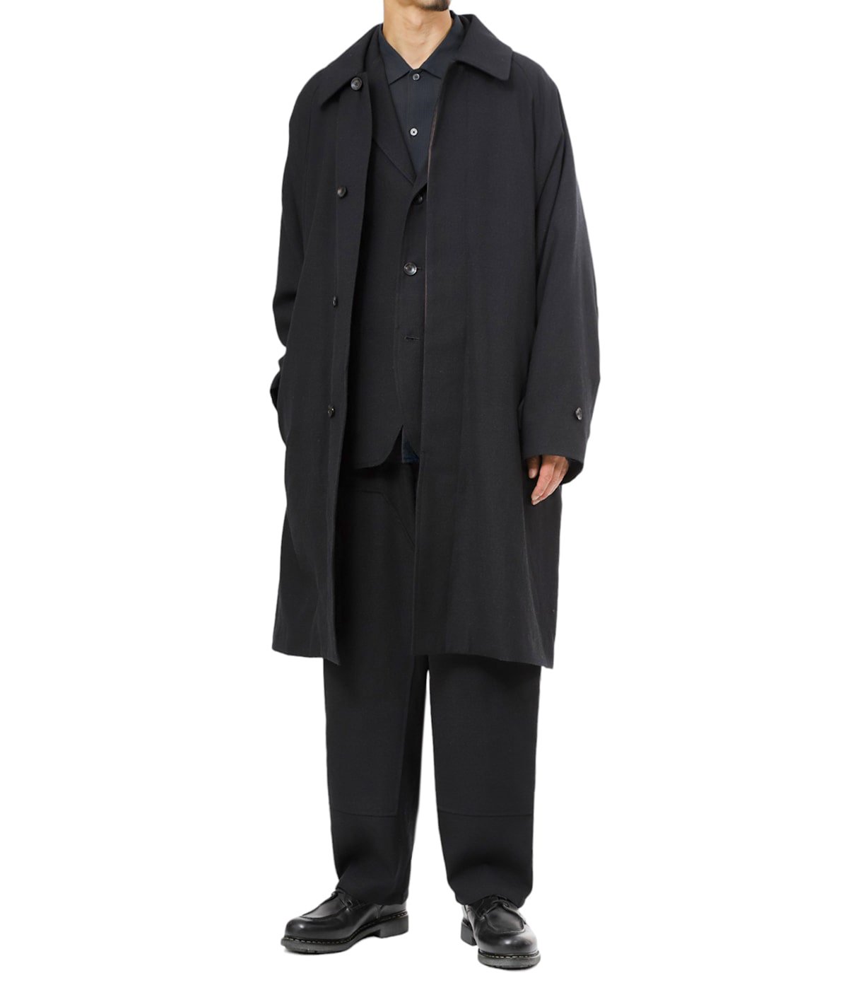 最終価格 MASU RAGLAN LONG COAT 48 19aw Oversized Raglan Coat - Unisex