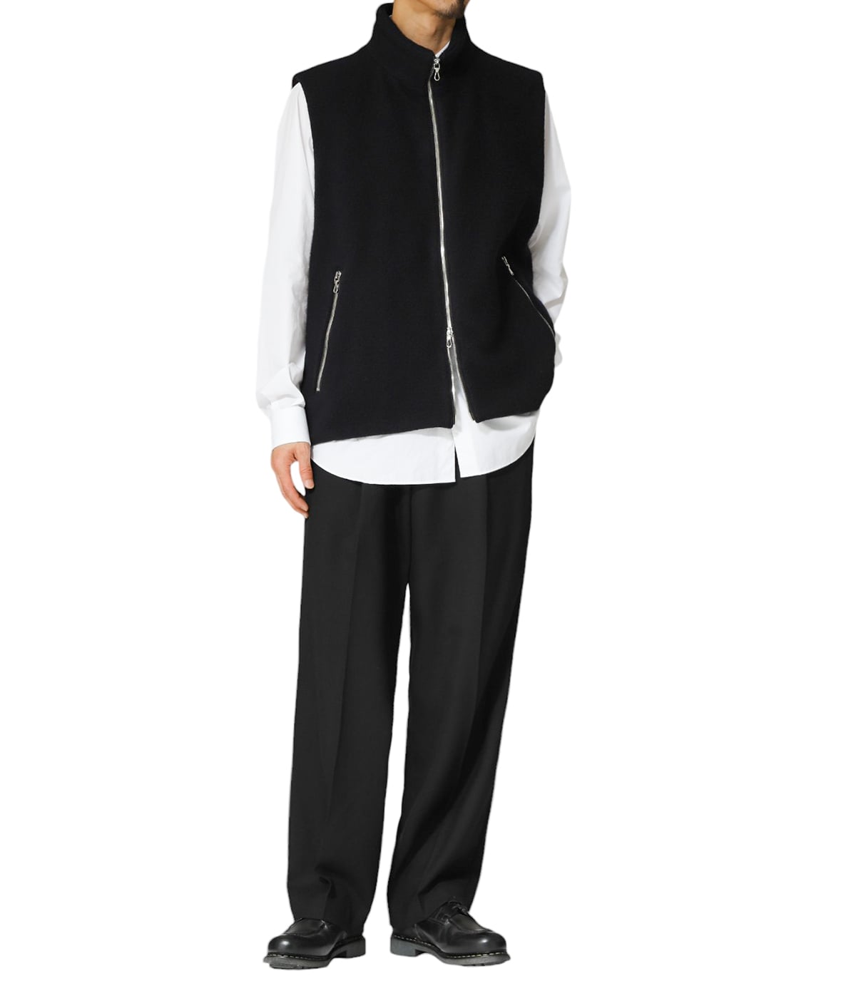 PUFFED VEST - sp130's wool napping - | marka(マーカ