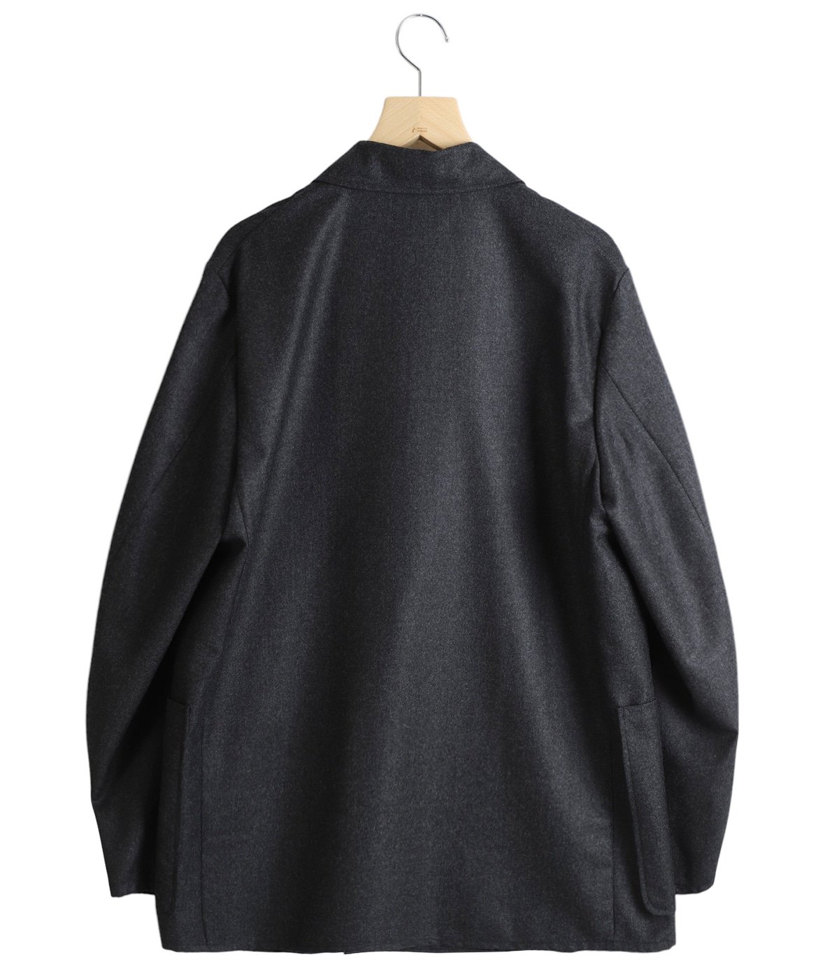 W.B JACKET LOOSE FIT - 2/60 WOOL FLANNEL - | marka(マーカ