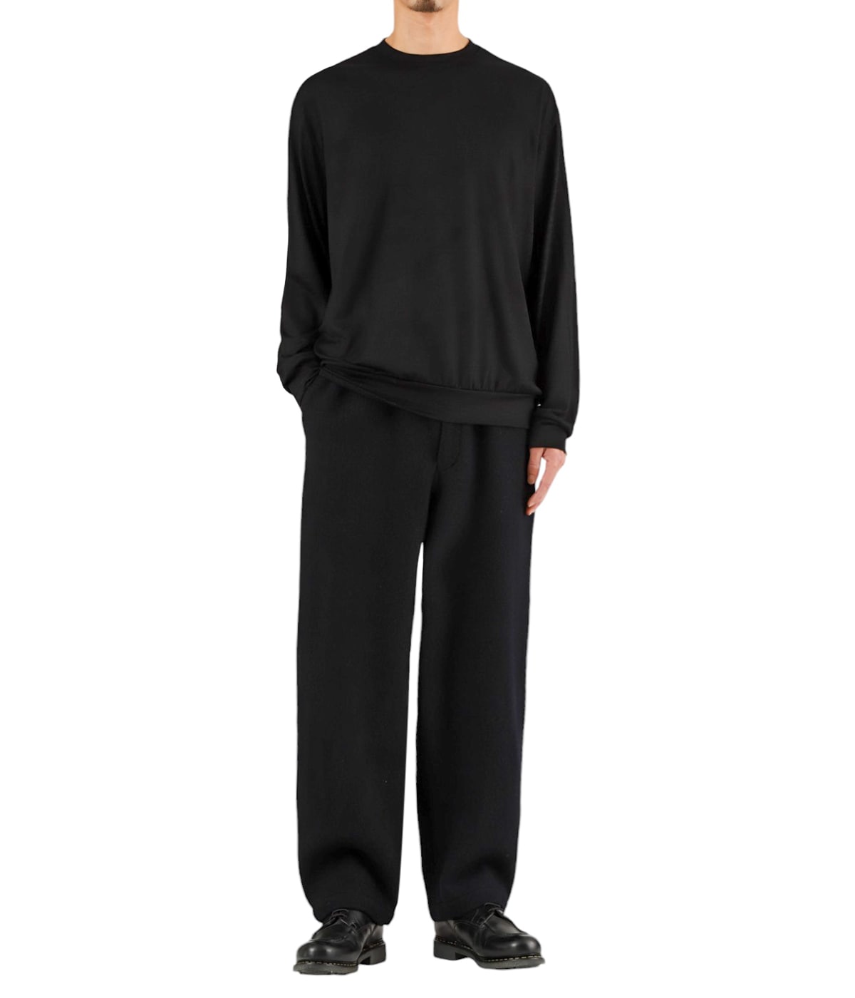【新品未使用,タグ付き】PRADICE MOCK NECK SS | MEN 24PF ZIGGY CHEN レイヤーTシャツ トラウザーズスタイル -FASCINATE