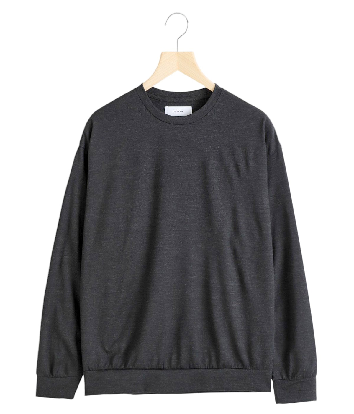 (新品、最終値下げ中)MAMC カレッジスタイル シャツセーター CREW NECK - 2/72 WOOL SINGLE JERSEY WASHABLE - | marka