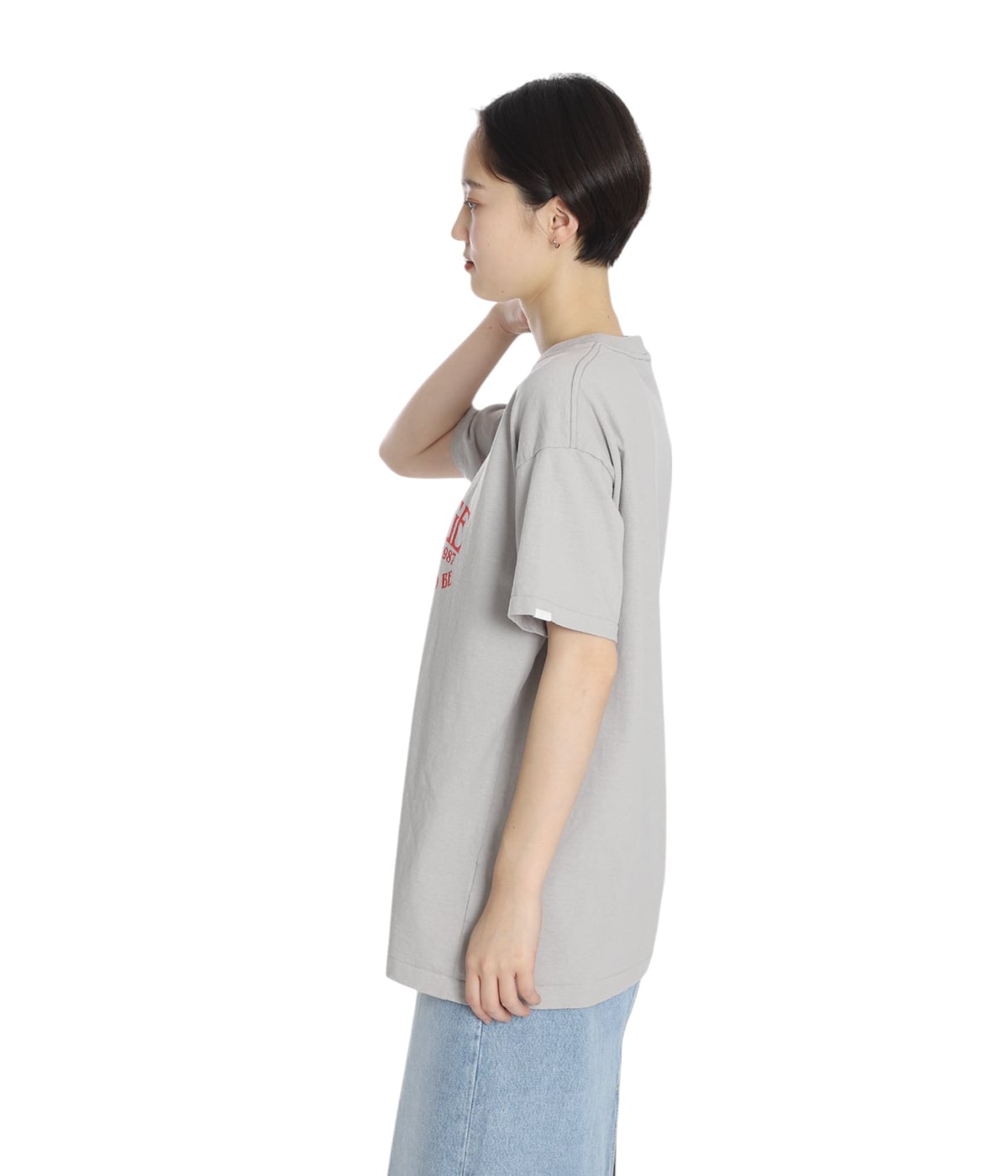 【Oblada】オブラダ　HERITAGE TEE グレー　25SS レディース】HERITAGE TEE | Oblada(オブラダ) / トップス
