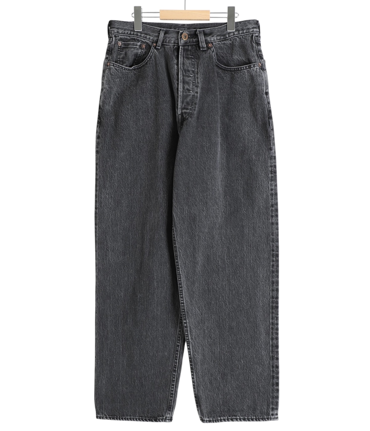 Lig. リグドット　cocoon pants / black Mサイズ COCOON FIT JEANS - faded black - | marka(マーカ) / パンツ